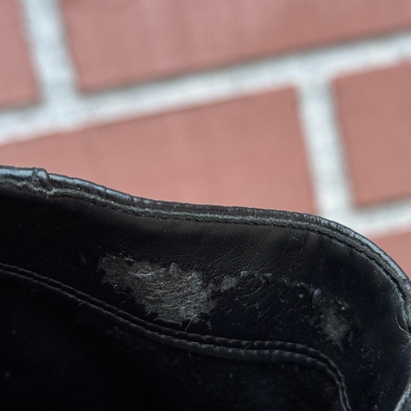 Sam Edelman Black Croc-Embossed Ankle Boots - Picture 5 of 11